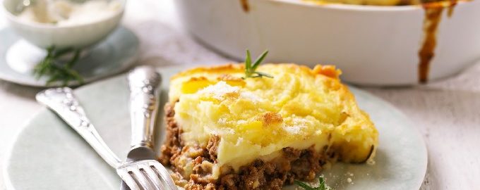 Casserole de pommes de terre à la viande hachée au four