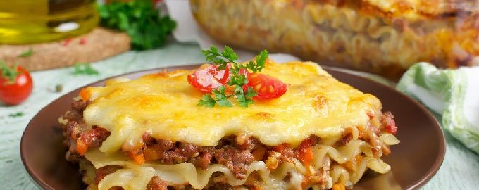 Lasagne maison à la viande hachée