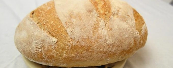 Pão no forno em casa