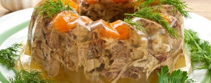 Pui aspic - 10 rețete simple și delicioase cu fotografii pas cu pas